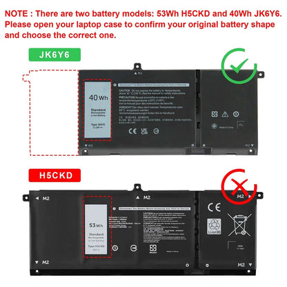 DELL Inspiron 7506 2 in 1 - JK6Y6 Genuine Original  Laptop Notebook Battery ( 1 Yr Warranty )