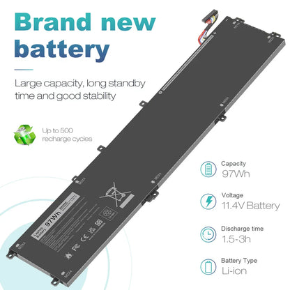 DELL 451-BBYB	 0GPM03	 24W5KP B07DG1TZ4P	 B07GVPFFHT	 B0768CM848 3ICP7/74/64	   - 6GTPY Genuine Original  Laptop Notebook Battery ( 1 Yr Warranty )