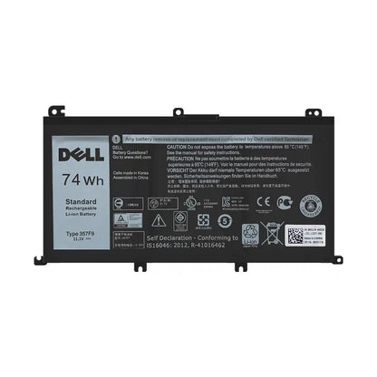 DELL P57F002 0357F9 P57F003 P57F001 – 357F9 Genuine Original Laptop Notebook Battery ( 1 Yr Warranty )