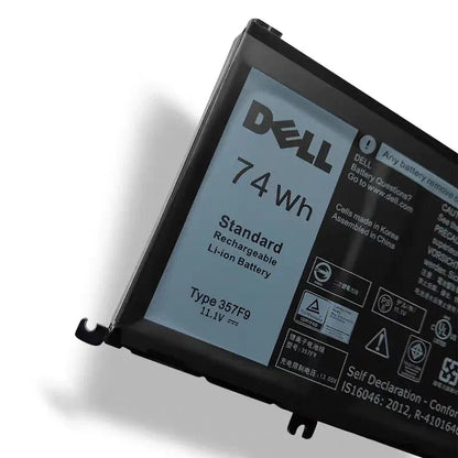 DELL P57F002 0357F9 P57F003 P57F001 – 357F9 Genuine Original Laptop Notebook Battery ( 1 Yr Warranty )