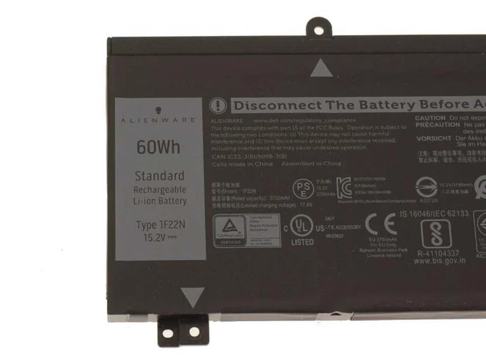 DELL XRGXX 1F22N 06YV0V 0JJPFK K69WH – 1F22N Genuine Original Laptop Notebook Battery ( 1 Yr Warranty )