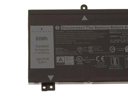 DELL ALIENWARE M15 2018 – 1F22N Genuine Original Laptop Notebook Battery ( 1 Yr Warranty )