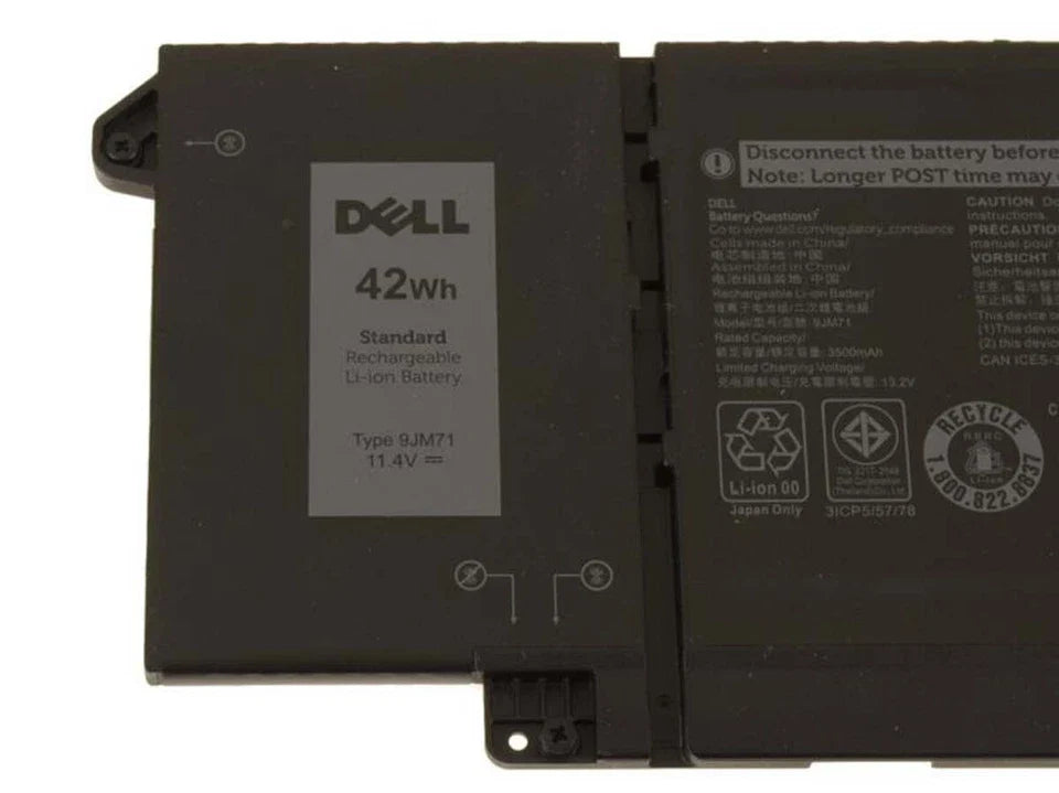 DELL Reg Model : P138G001 - 9JM71 Genuine Original  Laptop Notebook Battery ( 1 Yr Warranty )