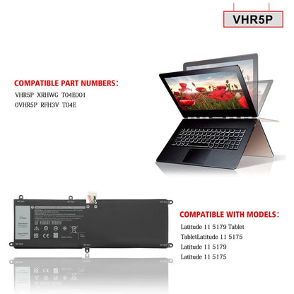 DELL VHR5P - VHR5P Genuine Original  Laptop Notebook Battery( 1 Yr Warranty )