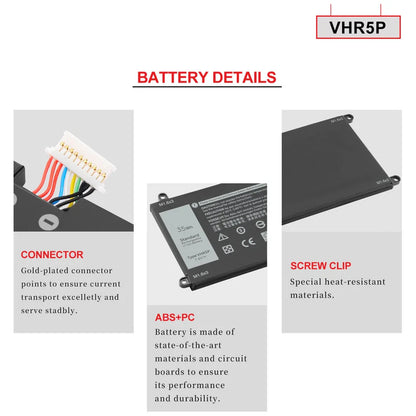 DELL Latitude 11 5175 TABLET - VHR5P Genuine Original Laptop Notebook Battery ( 1 Yr Warranty )