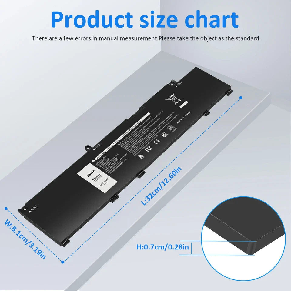 DELL G3 3779 – MV07R Genuine Original Laptop Notebook Battery ( 1 Yr Warranty )