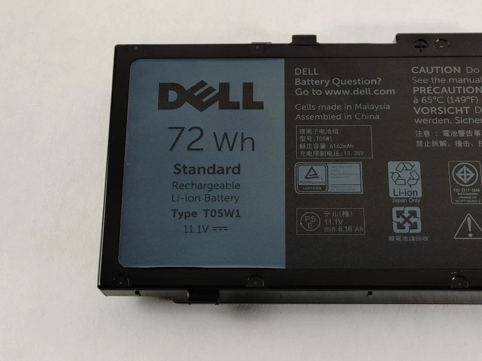 DELL Precision 17 7000 SERIES - T05W1 Genuine Original  Laptop Notebook Battery( 1 Yr Warranty )