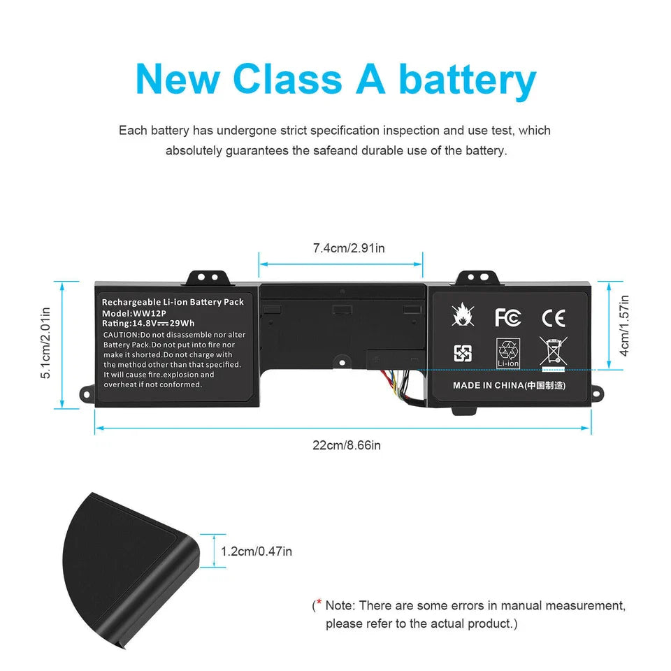 DELL Inspiron DUO Convertible - WW12P Genuine Original Laptop Notebook Battery ( 1 Yr Warranty )