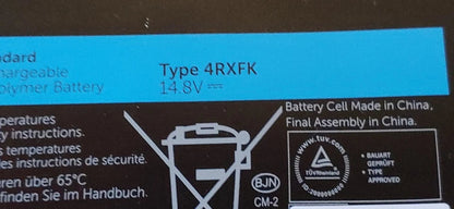 DELL C1JKH FFK56 04RXFK - 4RXFK Genuine Original Laptop Notebook Battery ( 1 Yr Warranty )