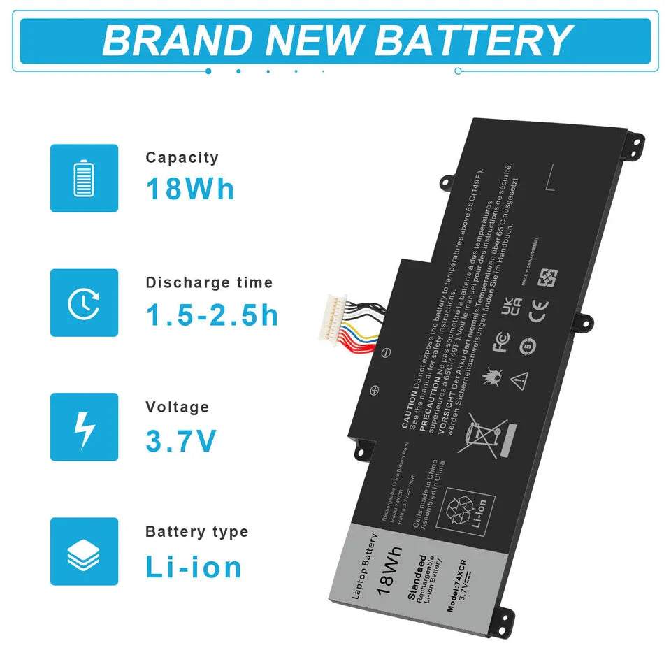 DELL Venue 8 Pro 5830 T01D - 74XCR Genuine Original Laptop Notebook Battery ( 1 Yr Warranty )