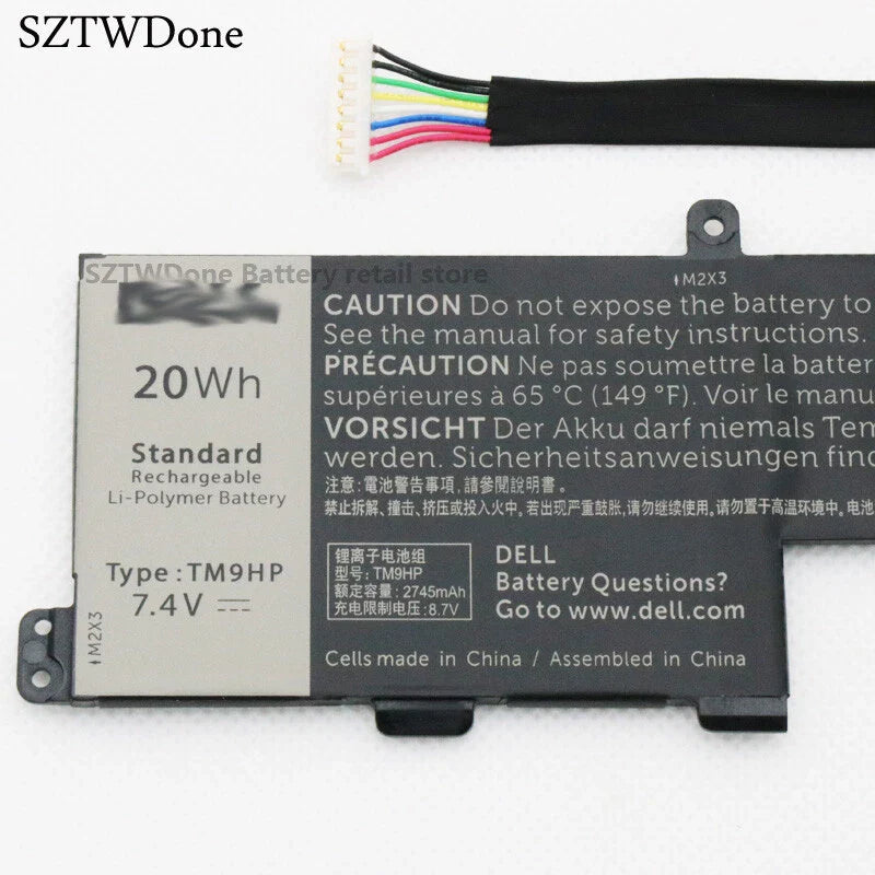 DELL TM9HP FRVYX 0FRVYX 0J84W0 J84W0 8K1VJ 0R89JJ - FRVYX Genuine Original Laptop Notebook Battery ( 1 Yr Warranty )