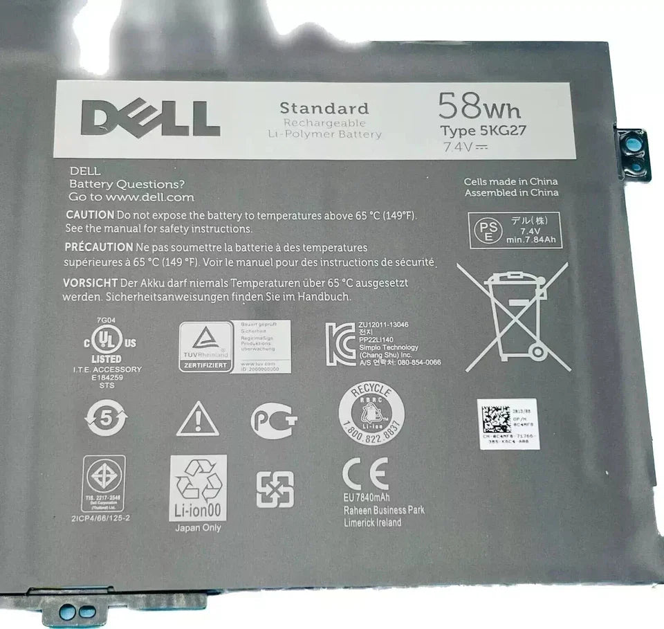 DELL Inspiron 14HD 1608T - 5KG27 Genuine Original Laptop Notebook Battery ( 1 Yr Warranty )