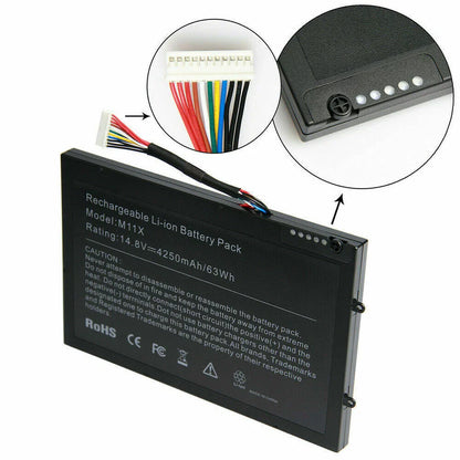 DELL P06T 8P6X6 PT6V8 T7YJR  08P6X6 - PT6V8 Genuine Original Laptop Notebook Battery ( 1 Yr Warranty )