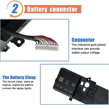 DELL P42F 191YN  2F3W1 02F3W1 410GJ - 191YN Genuine Original Laptop Notebook Battery ( 1 Yr Warranty )