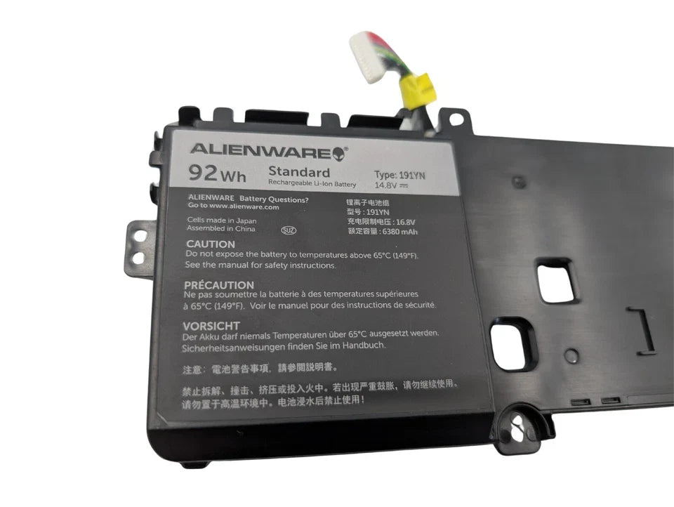 DELL P42F 191YN  2F3W1 02F3W1 410GJ - 191YN Genuine Original Laptop Notebook Battery ( 1 Yr Warranty )