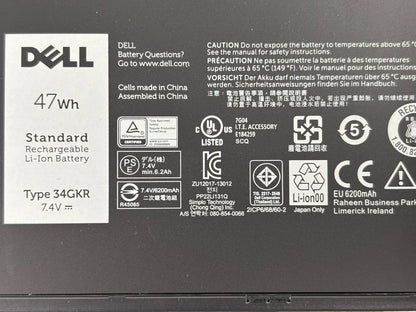 DELL 34GKR - 34GKR Genuine Original Laptop Notebook Battery (1 Yr Warranty)