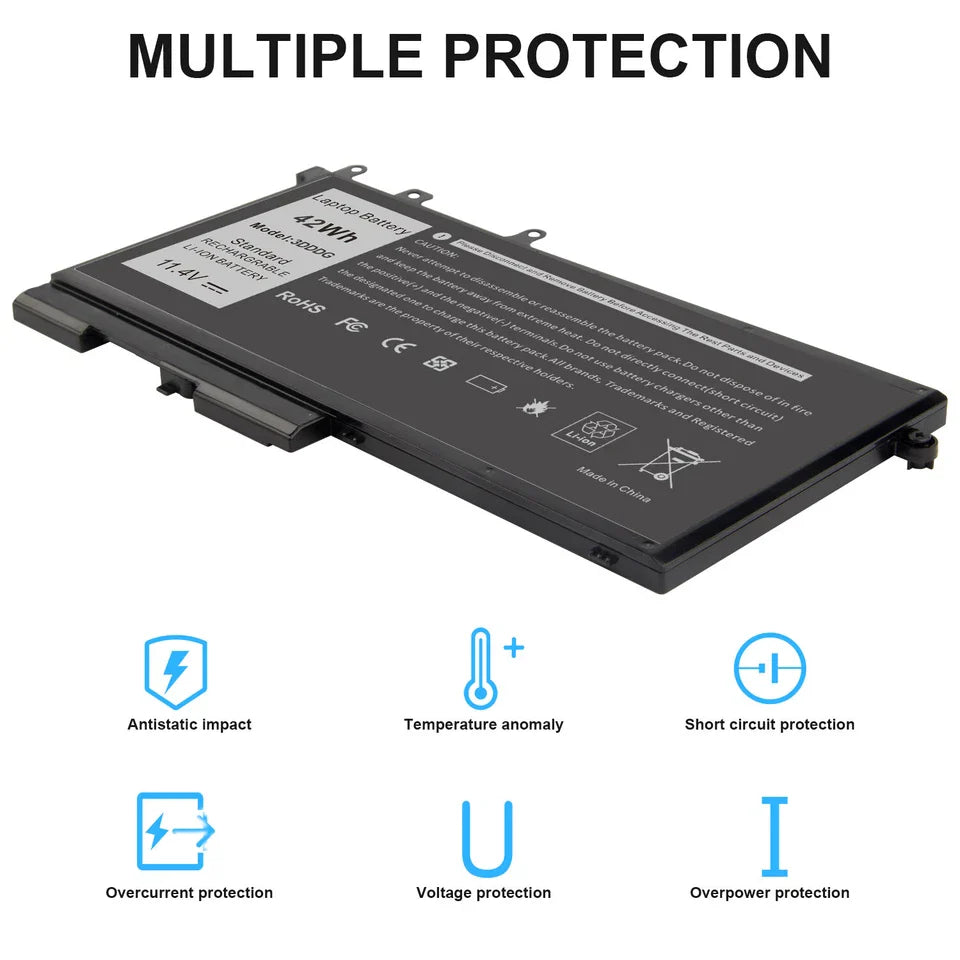 DELL P72G001 D4CMT 3DDDG  00JWGP 4YFVG - 3DDDG Genuine Original Laptop Notebook Battery ( 1 Yr Warranty )