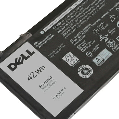 DELL Reg Model : P75F110 - WDXOR Genuine Original Laptop Notebook Battery ( 1 Yr Warranty )