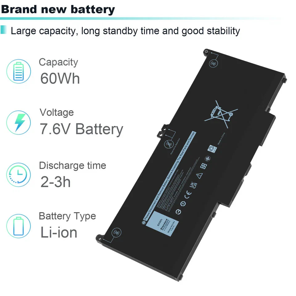 DELL Latitude 13 5310 - MXV9V Genuine Original  Laptop Notebook Battery ( 1 Yr Warranty )