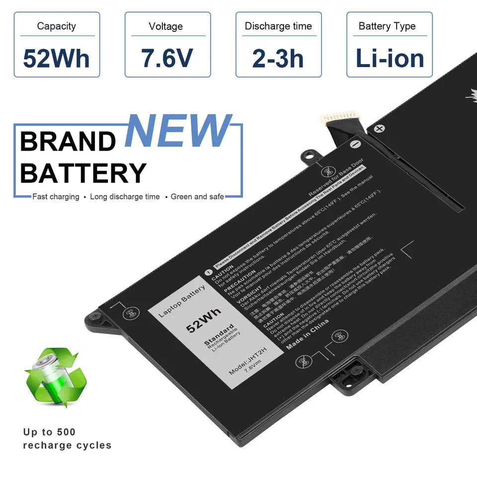 DELL X825P YY3GJ 7CXN6 T3JWC - JHT2H Genuine Original Laptop Notebook Battery ( 1 Yr Warranty )