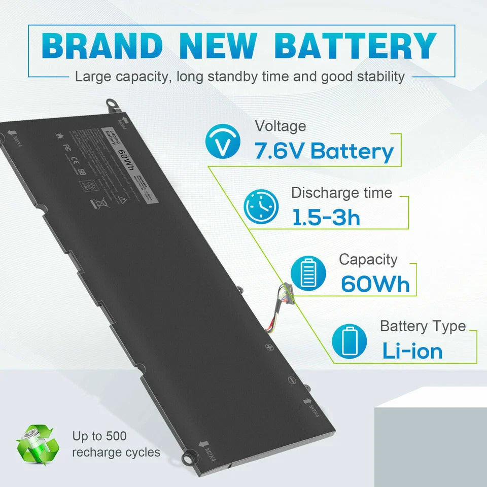 DELL XPS 13 9360 - PW23Y Genuine Original  Laptop Notebook Battery ( 1 Yr Warranty )