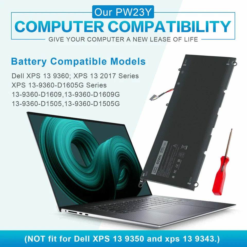DELL RNP72 0RNP72 0TP1GT TP1GT - PW23Y Genuine Original  Laptop Notebook Battery ( 1 Yr Warranty )