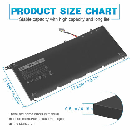DELL XPS 13 9360 - PW23Y Genuine Original  Laptop Notebook Battery ( 1 Yr Warranty )