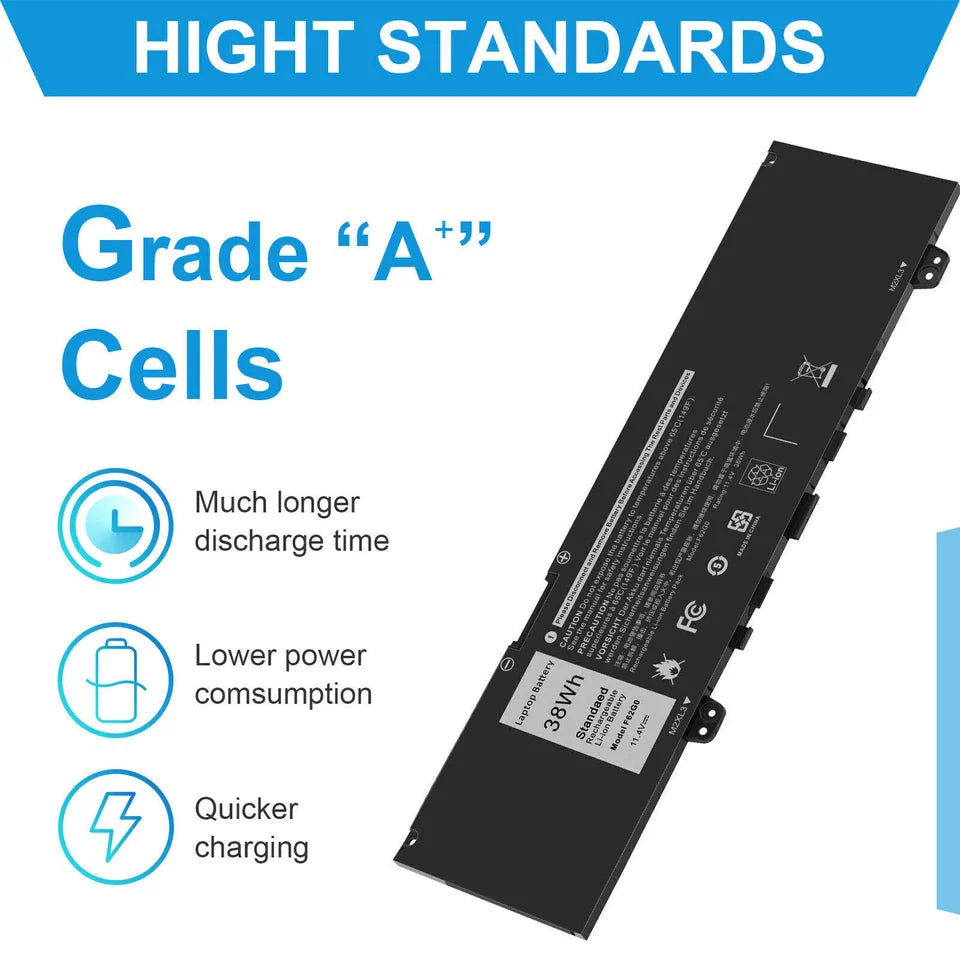 DELL Ins 13MF PRO - F62G0 Genuine Original Laptop Notebook Battery ( 1 Yr Warranty )