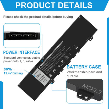 DELL Vostro 13 5370 - F62G0 Genuine Original Laptop Notebook Battery ( 1 Yr Warranty )