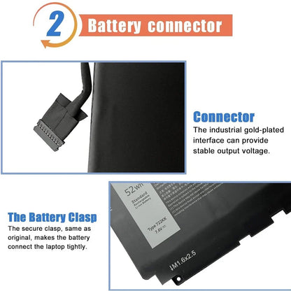 DELL XPS 13 9310 - 722KK Genuine Original Laptop Notebook Battery ( 1 Yr Warranty )
