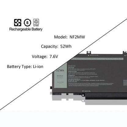 DELL Latitude 7270 2 in 1 - NF2MW Genuine Original Laptop Notebook Battery ( 1 Yr Warranty )