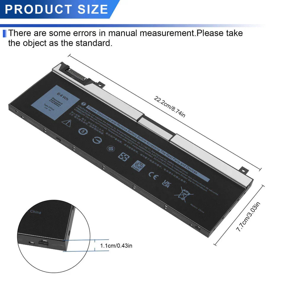 DELL Precision 7530 – 5TF10 Genuine Original Laptop Notebook Battery ( 1 Yr Warranty )