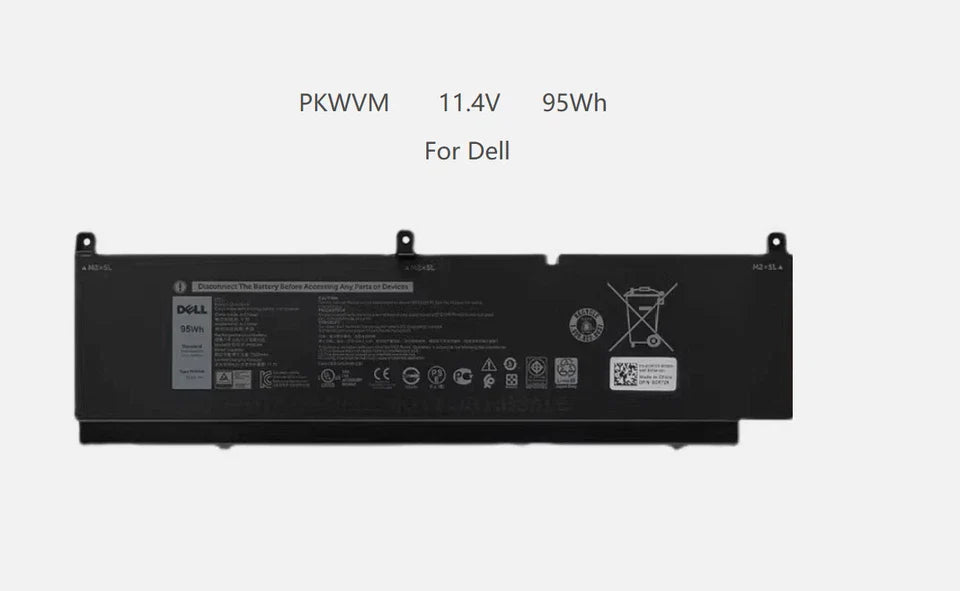 DELL P44E001 0CR72X P44E 068N03 P44E002 P93F002 – PKWVM Genuine Original Laptop Notebook Battery ( 1 Yr Warranty )