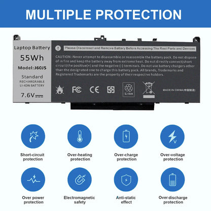DELL 0F1KTM J60J5 P26S J6oJ5 MC34Y 242WD – J60J5 Genuine Original Laptop Notebook Battery ( 1 Yr Warranty )
