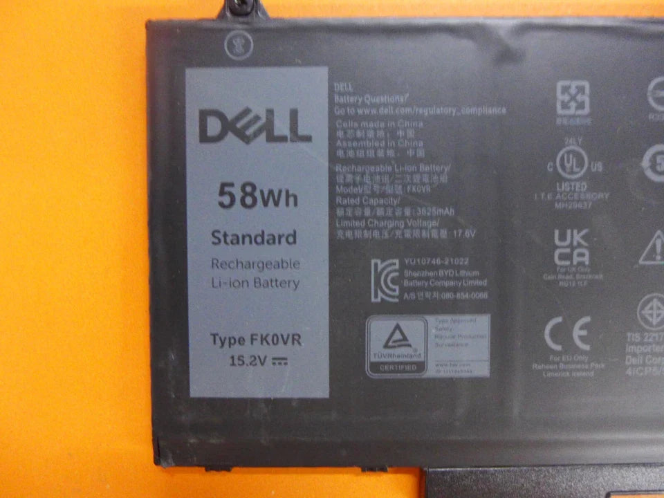 DELL Latitude 7730 2 in 1 – FK0VR Genuine Original Laptop Notebook Battery ( 1 Yr Warranty )
