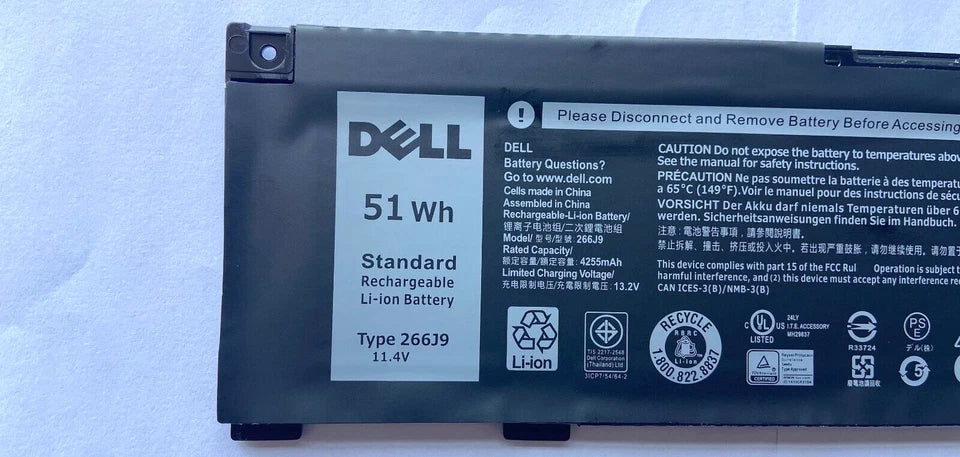 DELL G3 3590 - 266J9 Genuine Original  Laptop Notebook Battery ( 1 Yr Warranty )