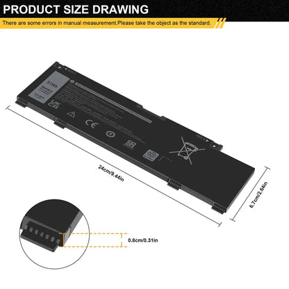 DELL G5 5500 - 266J9 Genuine Original  Laptop Notebook Battery ( 1 Yr Warranty )