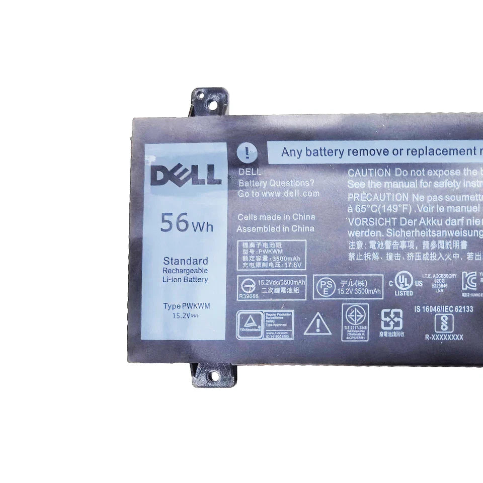 Dell 63k70 M6WKR 063k70 0M6WKR - PWKWM Genuine Original Laptop Notebook Battery ( 1 Yr Warranty )