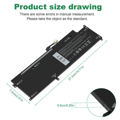 DELL Latitude E7370 - P63NY Genuine Original Laptop Notebook Battery ( 1 Yr Warranty )
