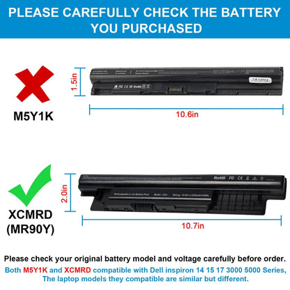 DELL Inspiron 17 5749-XCMRD Genuine Original Laptop Notebook Battery ( 1 Yr Warranty )