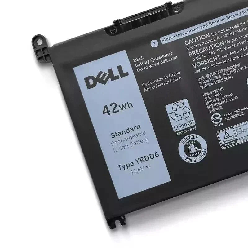 DELL VOSTRO 3491 - YRDD6 Genuine Original Laptop Notebook Battery ( 1 Yr Warranty )