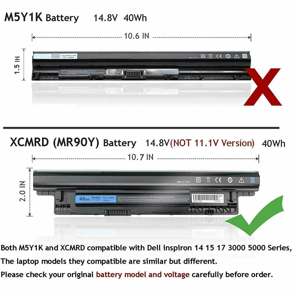DELL Latitude 14 3000- XCMRD Genuine Original Laptop Notebook Battery ( 1 Yr Warranty )