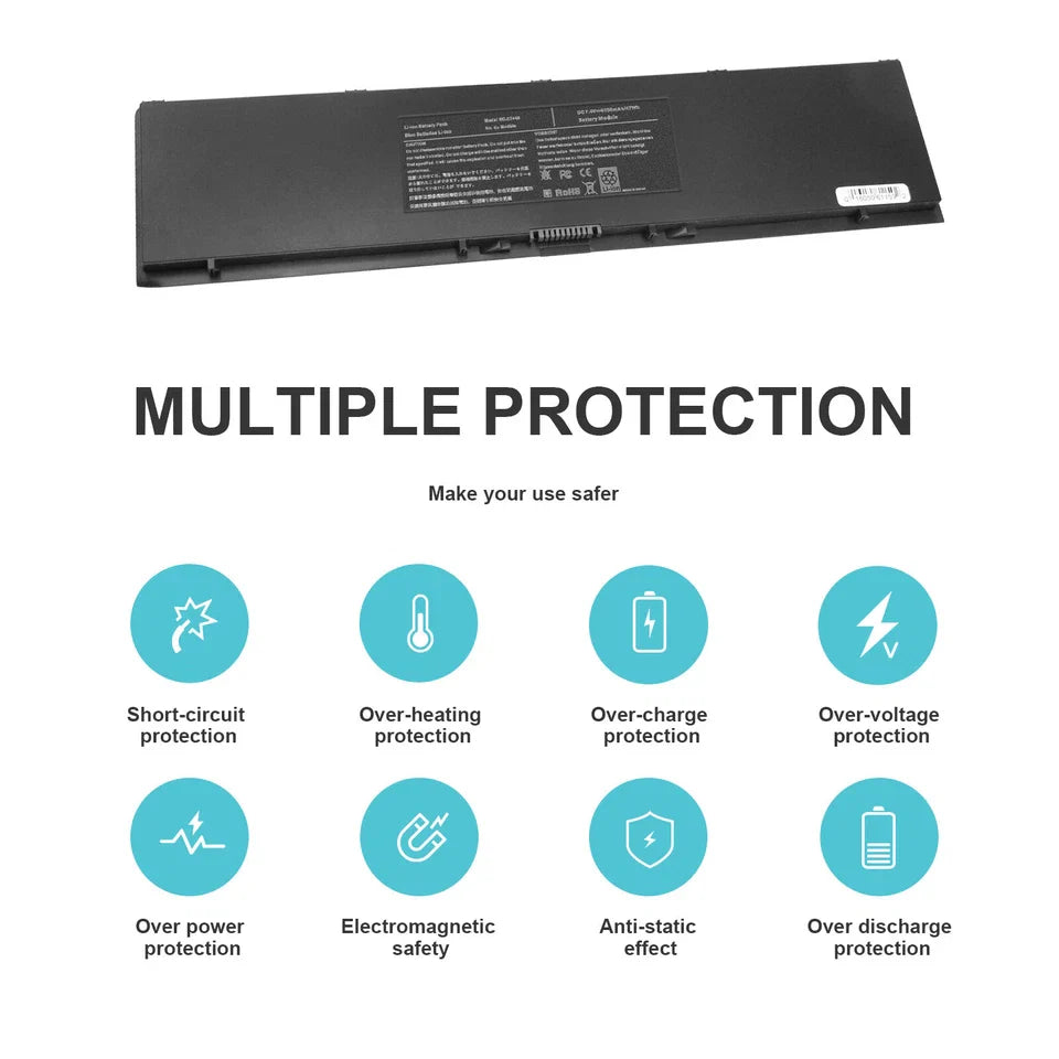 DELL  0D47W KR71X MGH81 C8GC5 XJ8TX 909H5 - 34GKR Genuine Original Laptop Notebook Battery ( 1 Yr Warranty )