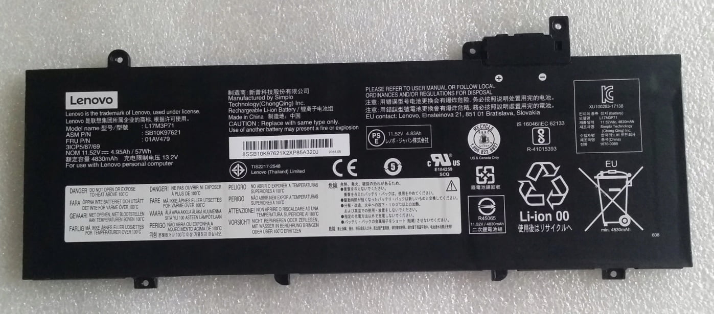 LENOVO L17M3P71 - L17M3P71 Original Laptop Notebook Battery (1 Yr Warranty)
